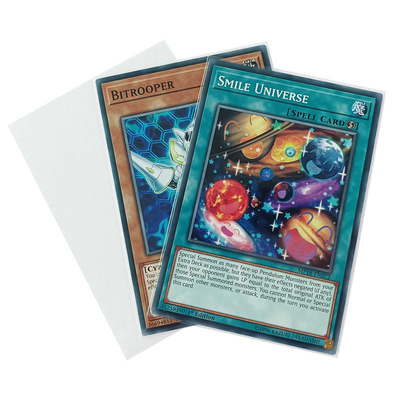 Toptan Yugioh Polipropilen Kart Kılıfları 61x88mm Ticaret Kartı Kılıfları Suya Dayanıklı