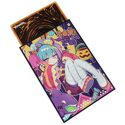 Yugioh Deste Kartı Koruyucuları için Özel Baskılı Sanatsal Baskı Oyun Kartı Kılıfı Küçük Boy