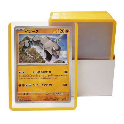 Özel Logo PVC Toploaders Koruyucular 35pt Top Loading Kart Sahibi Ticaret Kartları için