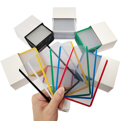 Açık 35C PVC Ticaret Kartı Beyzbol Kartı Spor Kartları için Toploaders (25 Sayım)