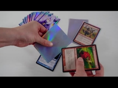 Baskılı Parlayan Holografik Kart Kılıfları Asitsiz Güverte Koruyucu Kılıflar