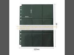 Mtg Tcg 18 Cepli Kart Sayfası Üstten Yüklemeli Siyah Ticaret Kartı Cilt Sayfaları