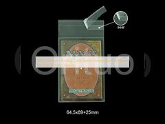 Mtg Pokemon Kart Ticari Kart Kılıfı Yeniden Kapatılabilir 64x89mm Hassas Uyum İç Kılıflar